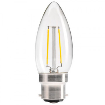 C32 B22 1.5W / 3.5W Ampoule à la bougie Clear LED Filament Bulb